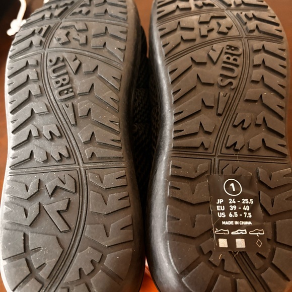 🖤SUBU - Light Summer Slippers - Black on Black - Size 1 - US 6.5 - 7.5 Men’s 🖤 - Picture 11 of 12